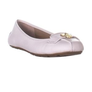 Giani Bernini Leather Round Toe Slide Flats